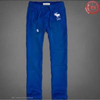 heren abercrombie and fitch moose logo 1892 elastisch sweatpants blauw Overhemd Casual pr2wx899